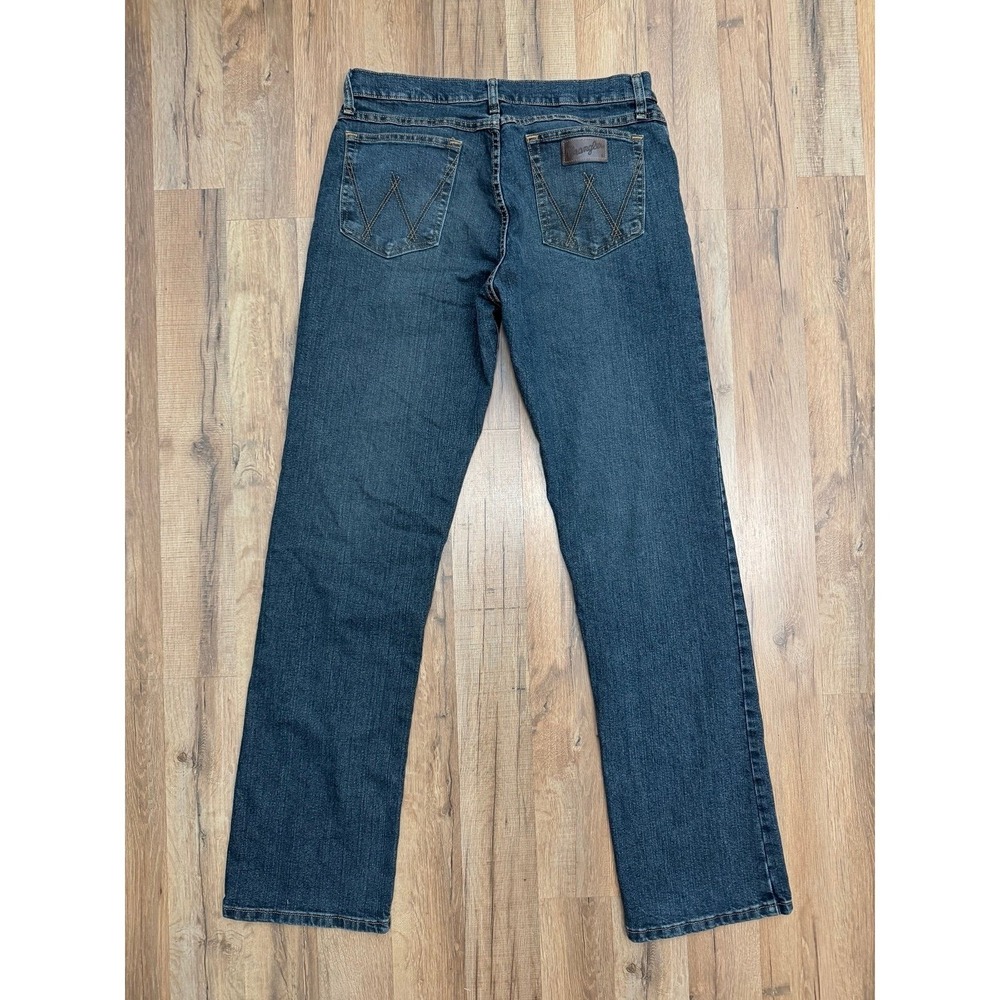 Wrangler 20X Jeans 33x34 Straight Stretch Dark Wash Western - Picture 3 of 9